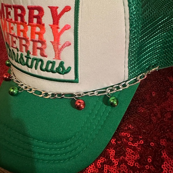 Custom Merry Christmas Trucker Hat - Picture 3 of 5